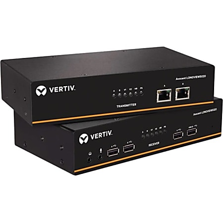 Vertiv Avocent LongView - Dual Monitor, USB, Audio, CATx up to 100m / 330ft - LV5020P001