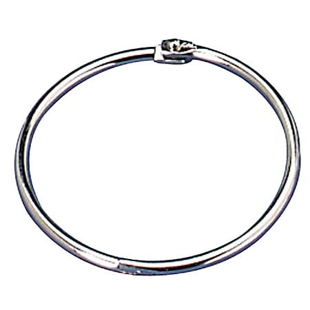 OIC® Loose-Leaf Book Rings, 1" Diameter, Box Of 100