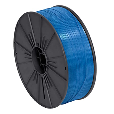 Partners Brand Plastic Twist Tie Spool, 5/32" x 7,000', Blue