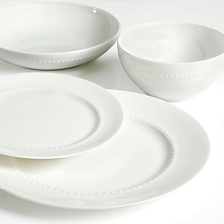 Gibson elite dinnerware white top