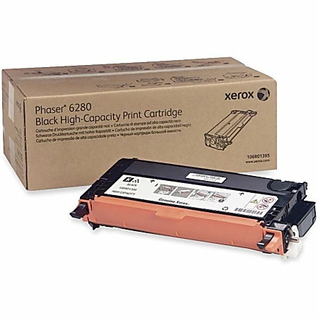 Xerox® 6280 High-Yield Black Toner Cartridge, 106R01395