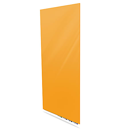 Ghent Aria Low-Profile Magnetic Glass Whiteboard, 36" x