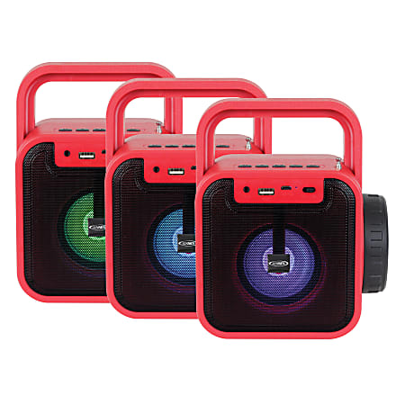 Jensen bluetooth led speaker shop
