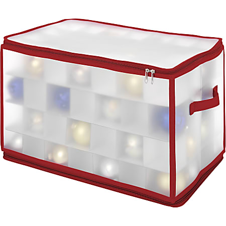 Whitmor Storage Case - Clear - For Ornaments