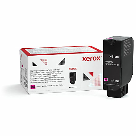 Xerox Genuine Xerox® VersaLink® C620 Color Printer Magenta High capacity Toner Cartridge (12000 Pages) - 006R04626 - 12000 Pages