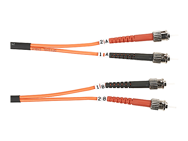 Black Box Fiber Optic Duplex Patch Network Cable, FO625010MSTST
