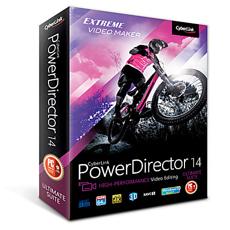 CyberLink PowerDirector 14 Ultimate Suite Download Version - Office Depot