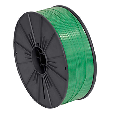 Partners Brand Plastic Twist Tie Spool, 5/32" x 7,000', Green