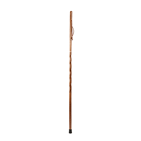 Brazos Walking Sticks™ Traveler's Collapsible Twisted Oak Walking Stick, 55", Red