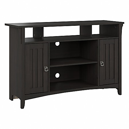 Bush® Furniture Salinas Tall TV Stand For 55" TVs, Vintage Black, Standard Delivery
