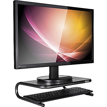 Allsop MonitorPrinter Stand Jr Model Pearl Black - Office Depot