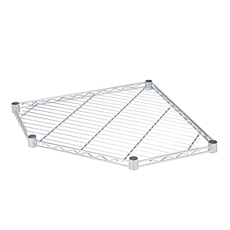 Honey-Can-Do 5-Side Corner Shelf, Chrome