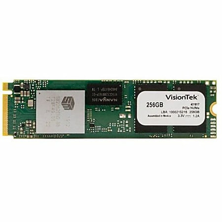 VisionTek PRO XPN 256 GB Solid State Drive - M.2 Internal - PCI Express NVMe (PCI Express NVMe 3.0 x4) - 2900 MB/s Maximum Read Transfer Rate - 3 Year Warranty