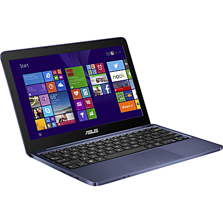 Asus EeeBook X205TA-DH01 11.6" LCD Netbook - Intel Atom Z3735F Quad-core (4 Core) 1.33 GHz - 2 GB DDR3L SDRAM - 32 GB Flash Memory - Windows 8.1 - 1366 x 768 - Blue