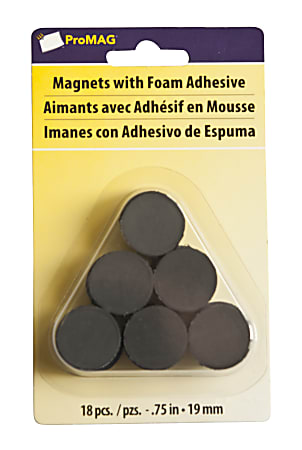 ProMAG Magnets Pack Of 18 - Office Depot
