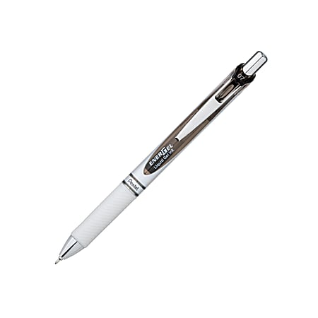 Pentel® EnerGel Pearl Pens, 0.7mm, Needle Point, Black