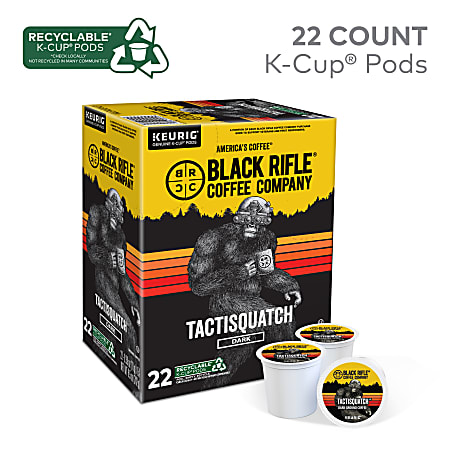 Black Rifle Coffee Company Tactisquatch Coffee K-Cups , 22/Box