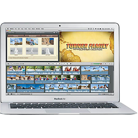 Apple MacBook Air MD231LL/A 13.3" LCD Notebook - Intel Core i5 Dual-core (2 Core) 1.80 GHz - 4 GB DDR3 SDRAM - 128 GB SSD - Mac OS X 10.7 Lion - 1440 x 900