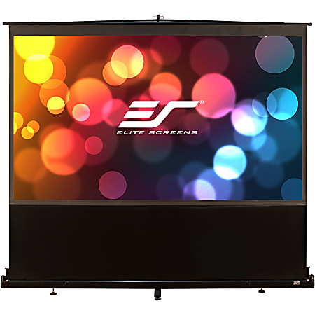 Elite Screens ezCinema Series - 84-INCH 4:3, Manual Pull Up, Movie Home Theater 8K / 4K Ultra HD 3D Ready, 2-YEAR WARRANTY, F84NWV"