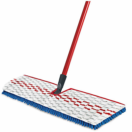 O-Cedar Hardwood Floor 'N More 3-Action Mop - MicroFiber Head - Double-sided, Flexible, Reusable, Washable, Swivel Head, Absorbent, Machine Washable - 1 Each - Multi