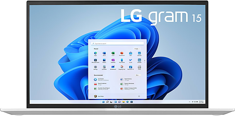 LG gram Laptop 15.6 Screen Intel Core 15 16GB Memory 512GB Solid State  Drive Windows 11 15Z95P K - Office Depot