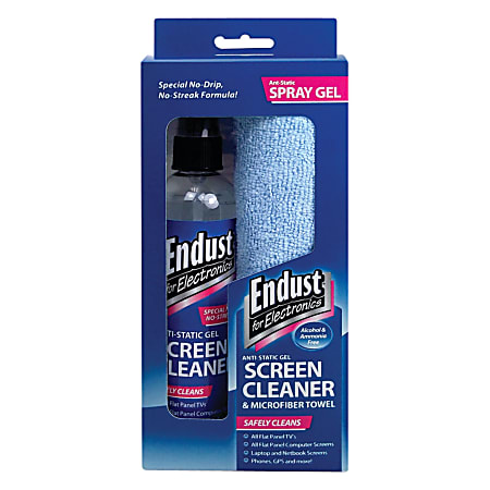 Endust 12275 LCD & Plasma Cleaning Combo - Display Screen - Streak-free, Ammonia-free, Alcohol-free