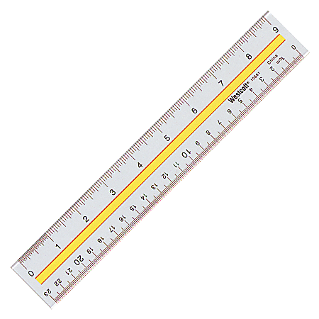Westcott® Highlighting Ruler, 9"