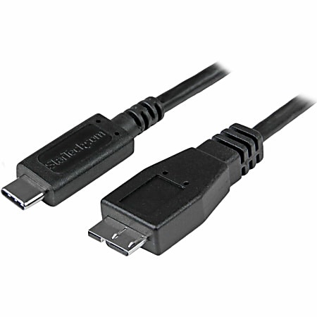 StarTech.com 0.5m USB C to Micro USB Cable - M/M - USB 3.1 (10Gbps)