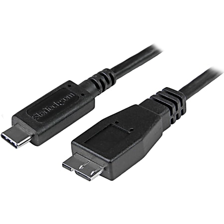 StarTech.com 0.5m USB C to Micro USB Cable - M/M - USB 3.1 (10Gbps)