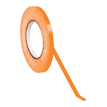 Office Depot® Brand Bag Tape, 3/8" x 180 yds., Orange, Case of 16