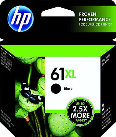 Indvending mentalitet toksicitet HP 61XL High Yield Black Ink Cartridge - Office Depot