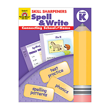 Evan-Moor® Skill Sharpeners Spell & Write, Grade K