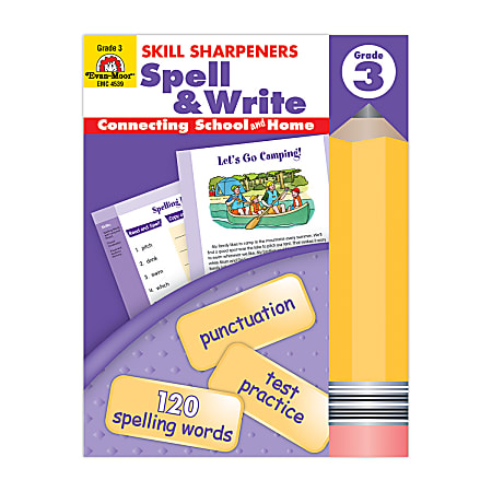 Evan-Moor® Skill Sharpeners Spell & Write, Grade 3