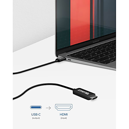 Microsoft Surface USB C to HDMI Adapter Adapter USB C male to HDMI female  4K support - Office Depot