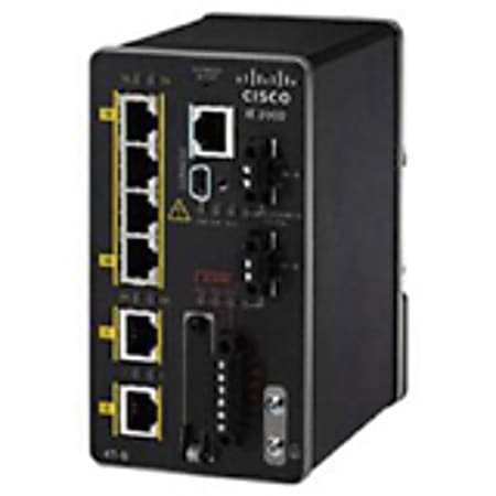 Cisco IE-2000-4T-G-B Ethernet Switch - 6 Ports - Manageable - Fast Ethernet, Gigabit Ethernet - 10/100Base-TX, 10/100/1000Base-T - 2 Layer Supported - Power Supply - Twisted Pair - Desktop, Rail-mountable - 1 Year Limited Warranty