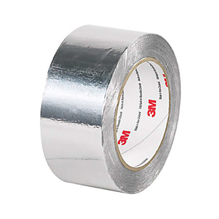 3M™ 425 Aluminum Foil Tape, 2" x 60 Yd., Silver
