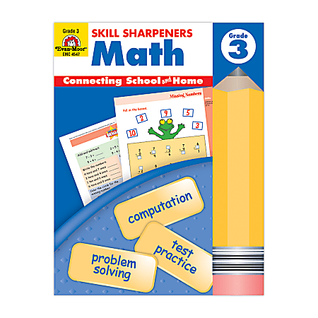 Evan-Moor® Skill Sharpeners Math, Grade 3