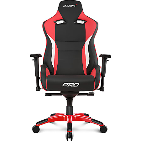 AKRacing Master Pro Luxury XL Gaming Chair Red Office Depot