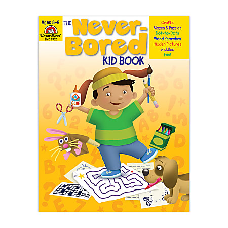 Evan-Moor® Never-Bored Kid Book, Ages 8-9