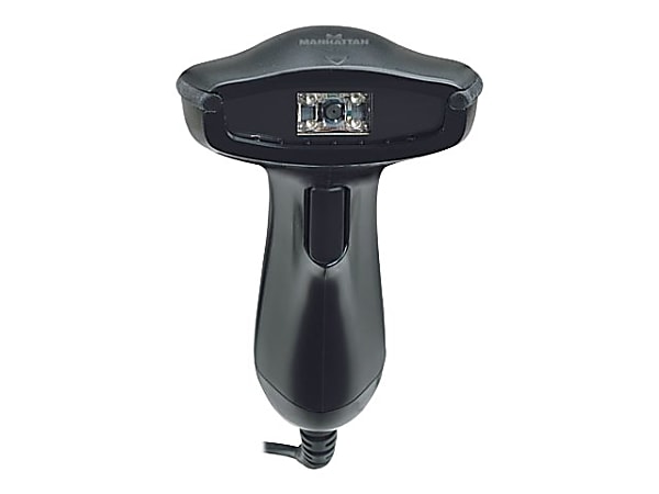 Manhattan 2D USB Barcode Scanner with 430mm Scan Depth - Features Keyboard Wedge Decoder with scans up to 200 scans per second