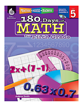 Shell Education 180 Days of Math Practice, Grade 5