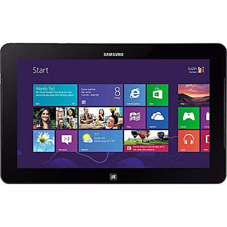 Samsung 7 XE700T1C-A04US Tablet - 11.6" - 4 GB DDR3 SDRAM - Intel Core i5 (3rd Gen) i5-3317U Dual-core (2 Core) 1.70 GHz - 128 GB SSD - Windows 8 Pro 64-bit - 1920 x 1080 - SuperBright Plus