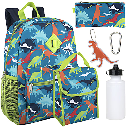 Dinosaur backpack on sale set