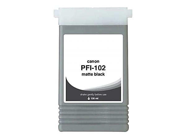 Clover Imaging Group Wide Format - 130 ml - matte black - compatible - box - remanufactured - ink cartridge (alternative for: Canon PFI-102MBK) -