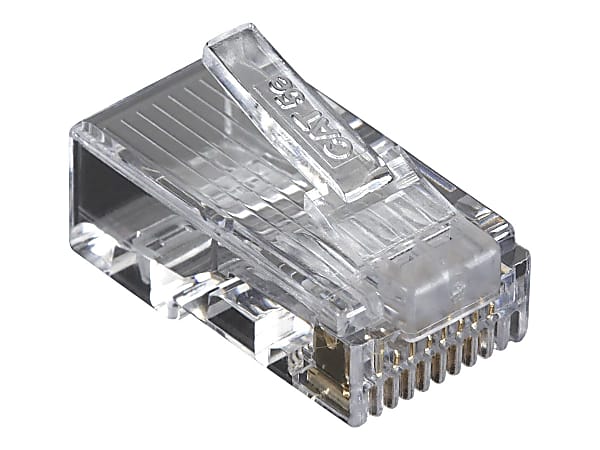 Black Box CAT5e Modular Plug - Network connector - RJ-45 (M) - unshielded - CAT 5e (pack of 50)