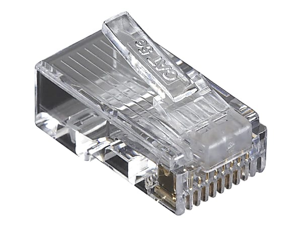 Black Box CAT5e Modular Plug - Network connector - RJ-45 (M) - unshielded - CAT 5e (pack of 100)