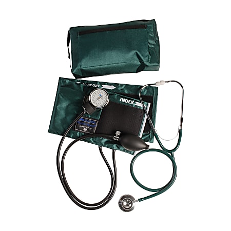MABIS MatchMates® Home Blood Pressure Kit, Hunter Green