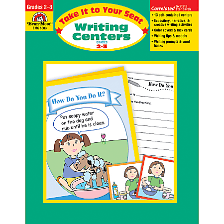 Evan-Moor® Take It To Your Seat Writing Centers, Grades 2-3