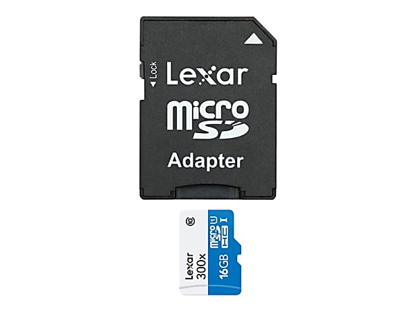 Lexar® High Performance MicroSD High Capacity Card With 25Mbps Write Speed, 16GB