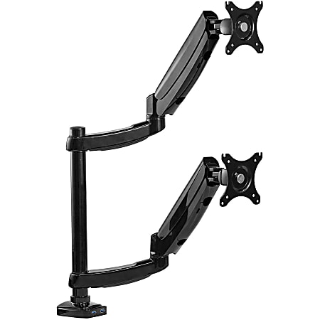 Fellowes® Platinum Series Dual-Stacking Arm For Monitors Up